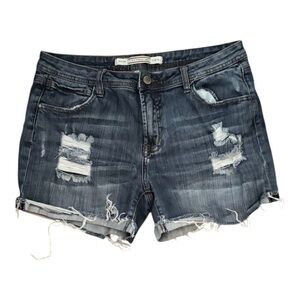 Distressed Denim Women Shorts